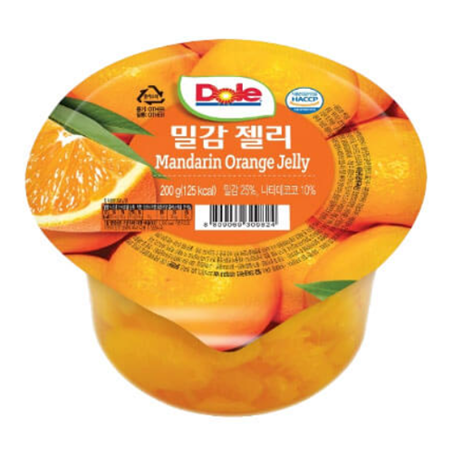 Dole)컵젤리 밀감 200g